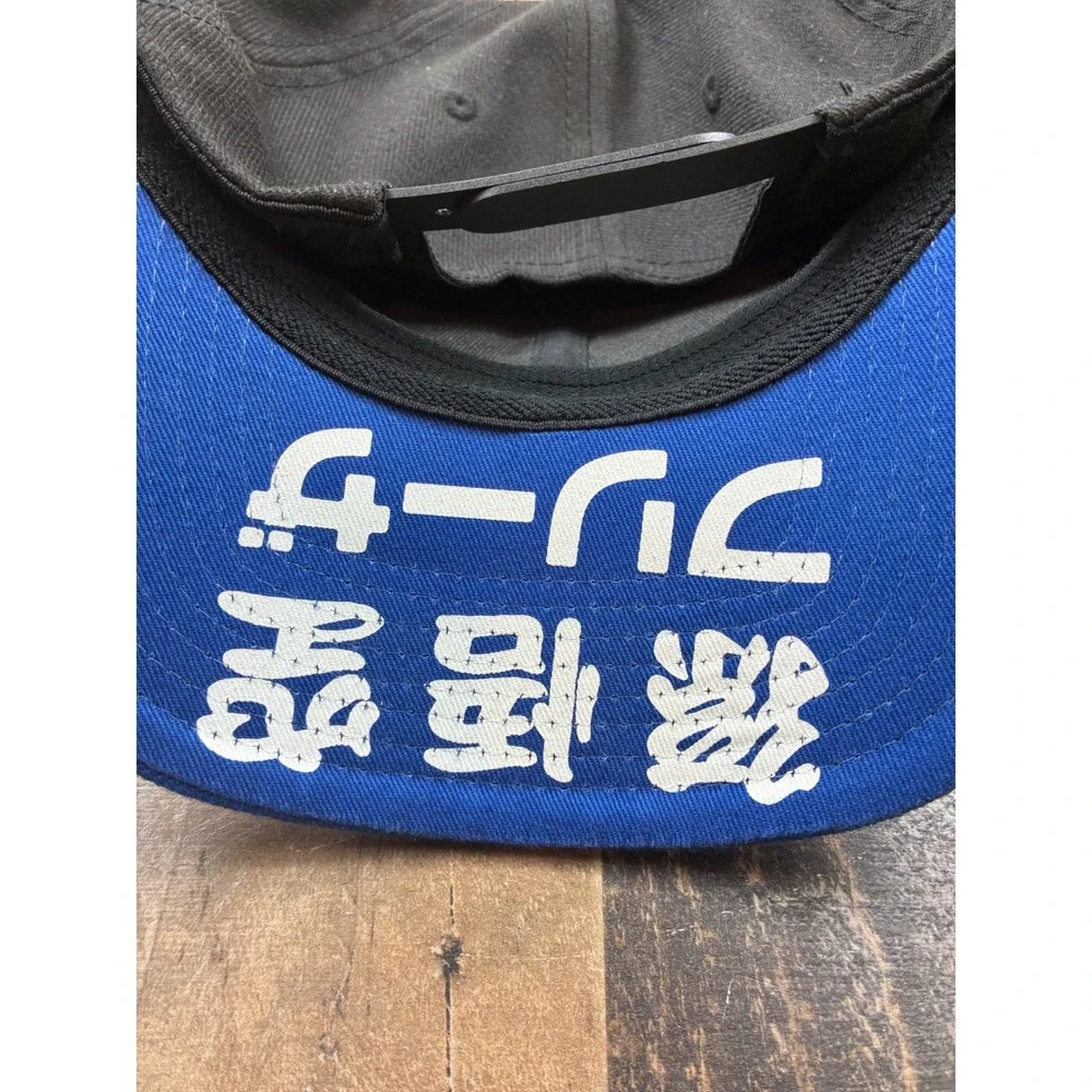 Dragon Ball Z Snapback Hat Mens OSFM Black Blue Goku vs Frieza Anime Cap Good